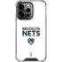 NBA Brooklyn Nets Standard - White iPhone 16 Pro Clear Case